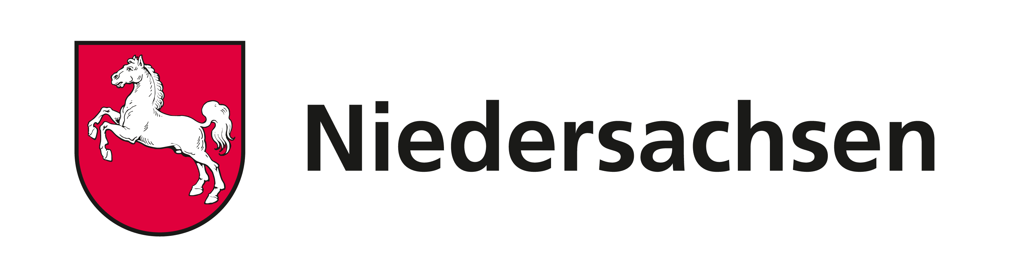 Das Wappen des Landes Niedersachsen.